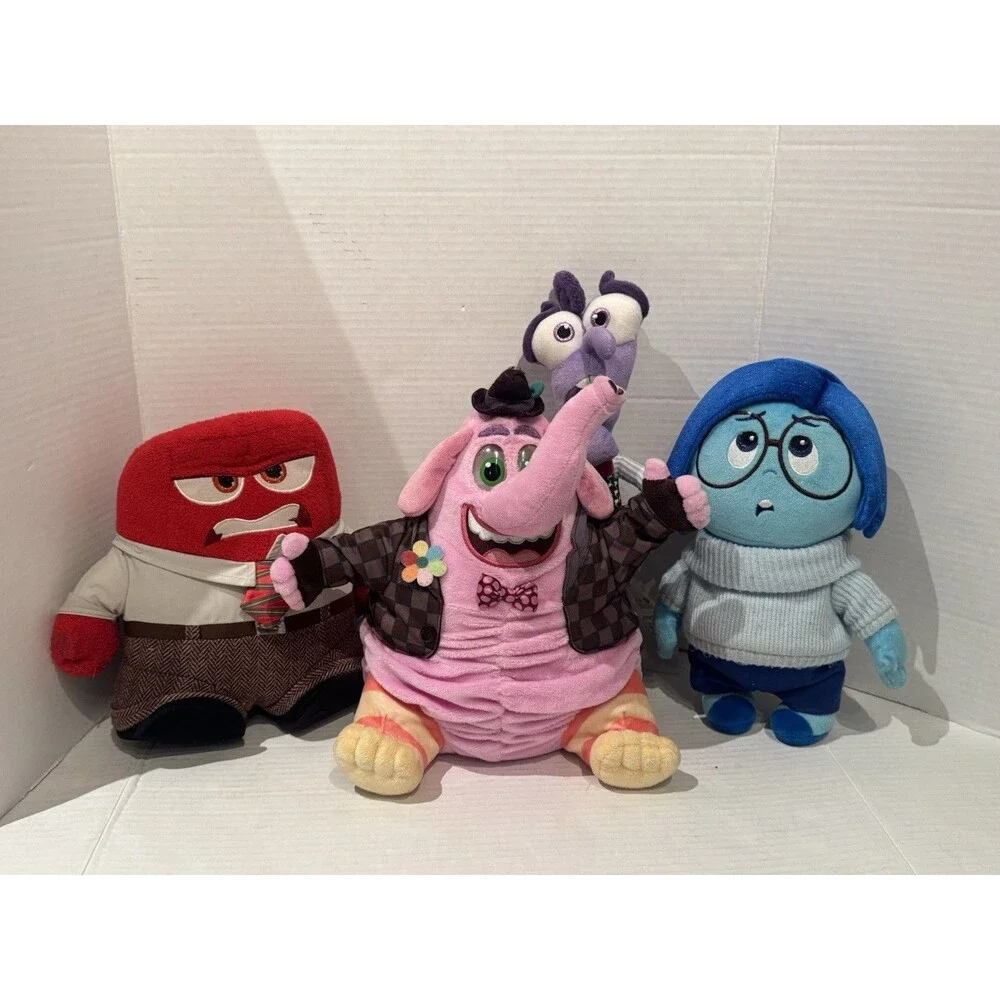 Disney Pixar Inside Out Bing Bong Talking Singing Lot Of 4 Plush Stuffed Tomy